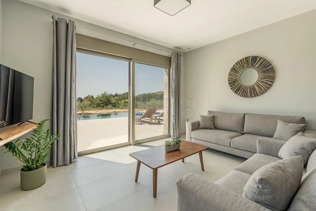 Brand New Kefalonia Stone Villas - Villa Trapezaki Tranquility Greece