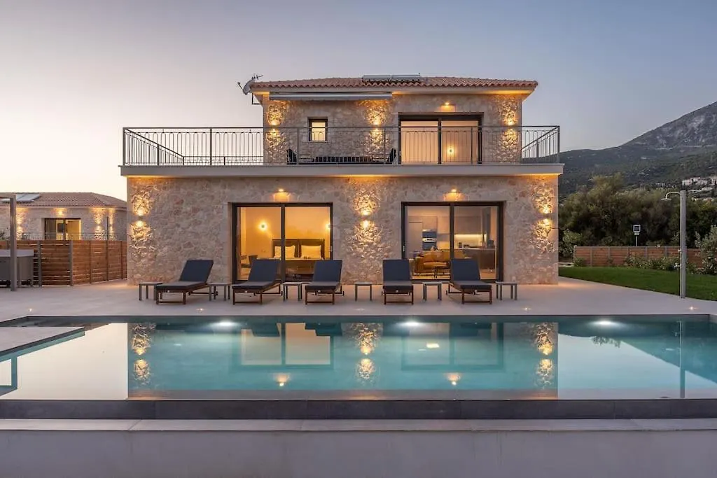 Brand New Kefalonia Stone Villas - Villa Trapezaki Tranquility