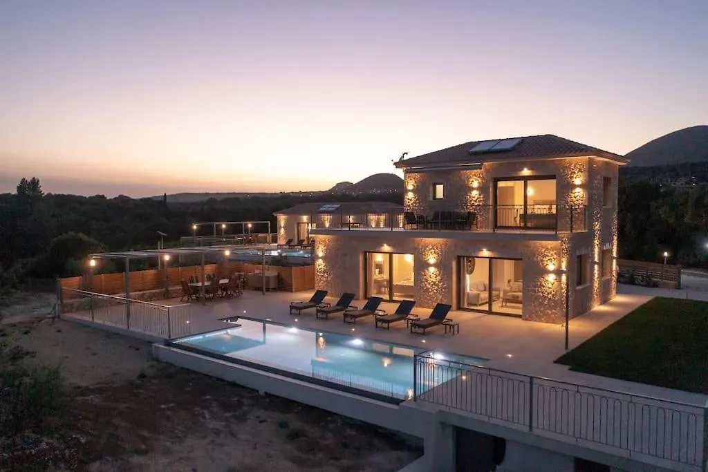 Brand New Kefalonia Stone Villas - Villa Trapezaki Tranquility 0*, Trapezaki (Kefalonia)