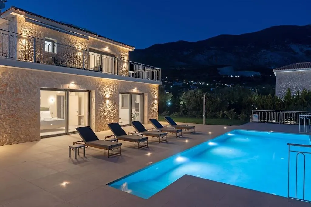 Brand New Kefalonia Stone Villas - Villa Trapezaki Tranquility Greece