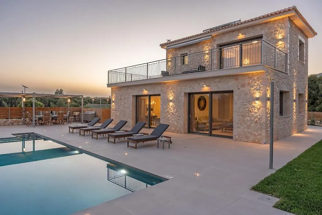 Brand New Kefalonia Stone Villas - Villa Trapezaki Tranquility 0*, Trapezaki (Kefalonia)